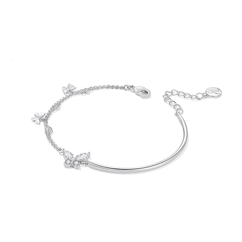 Butterfly half chain half bracelet: The poem of the wrist