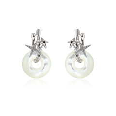 Bright star, elegant bloom - new Chinese star Fritillary earrings