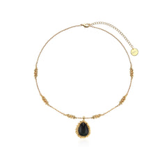 Black agate elegant necklace: the perfect fusion of classic and modern