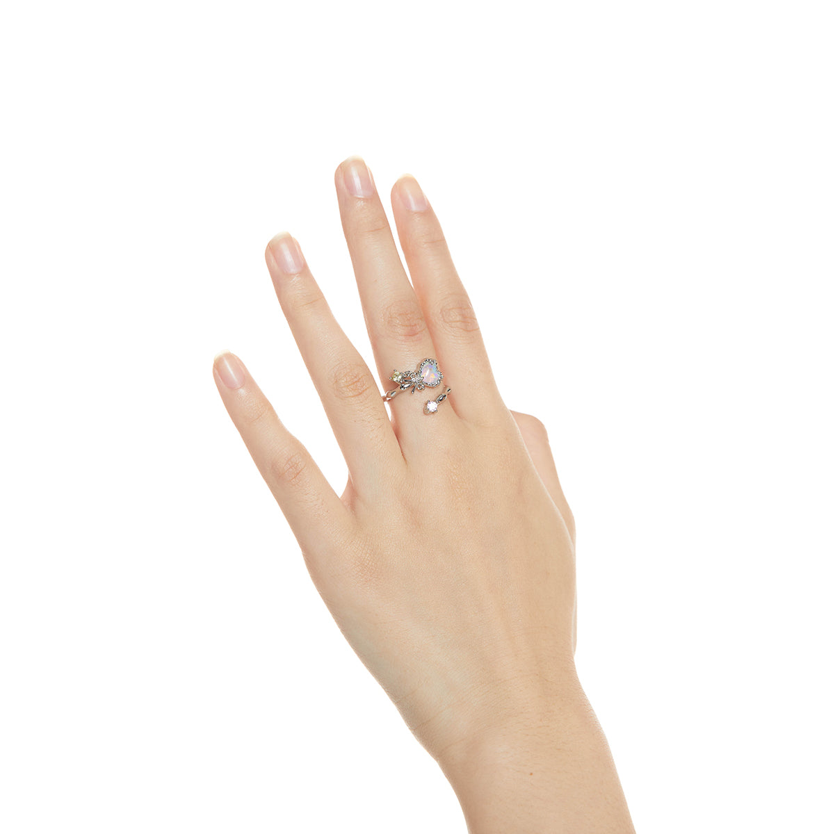 Love Opal Bow ring - Let love bloom between your fingers（Love Opal Bow ring - Let love bloom between your fingers）