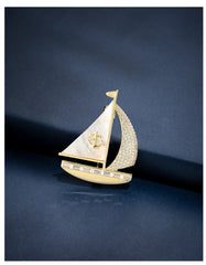 Sailing brooch: The blessing of smooth sailing