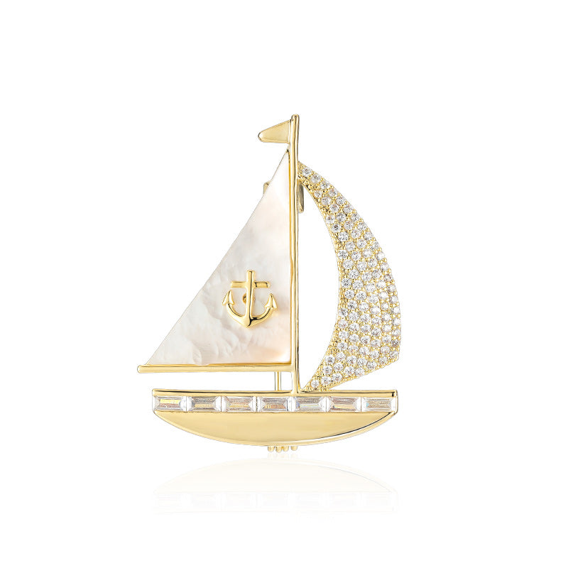 Sailing brooch: The blessing of smooth sailing