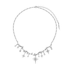 Star Sparkle Star Fringe necklace - Let the stars flow around your neck（Pre-sale! 12.4 Delivery）