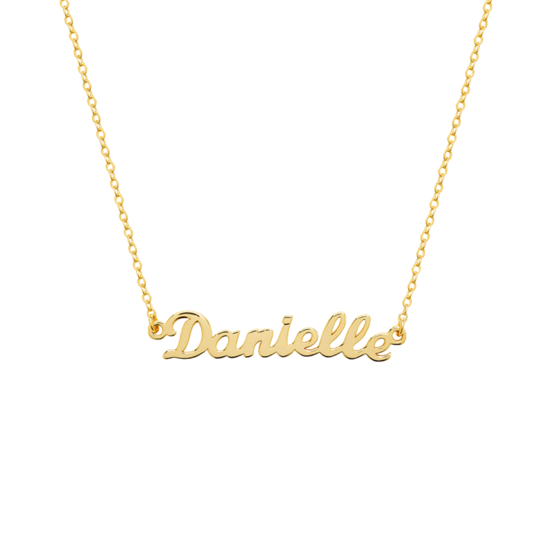 Golden Custom letter necklace, exclusive to your romantic imprint(After placing the order, send the customization information to customer service, which takes about 12 working days)