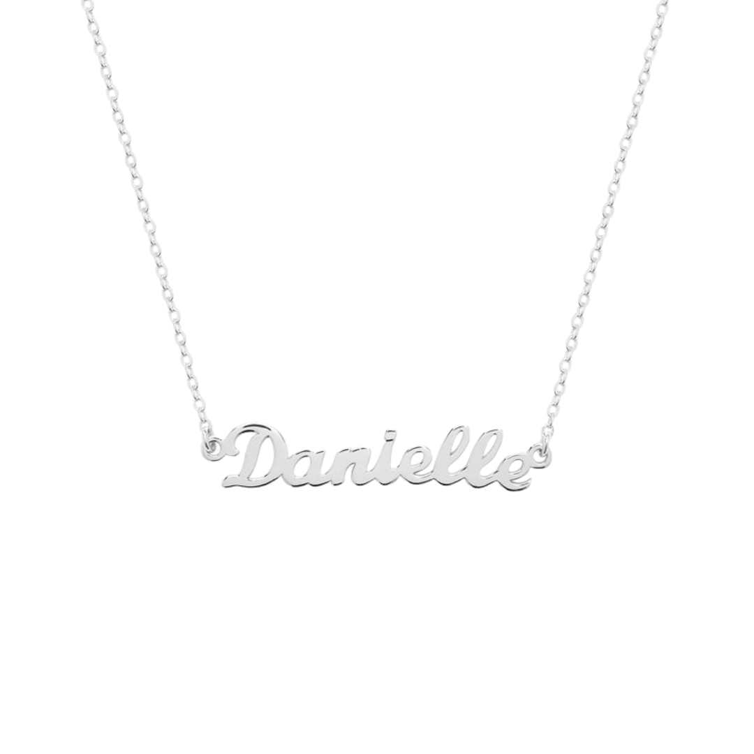 Silver custom letter necklace, dedicated to your romantic imprint (after the order will be customized information sent to customer service, about 12 working days)