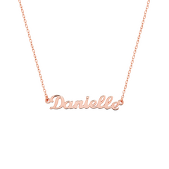 Rose gold custom letter necklace, dedicated to your romantic imprint (after the order will be customized information sent to customer service, about 12 working days)