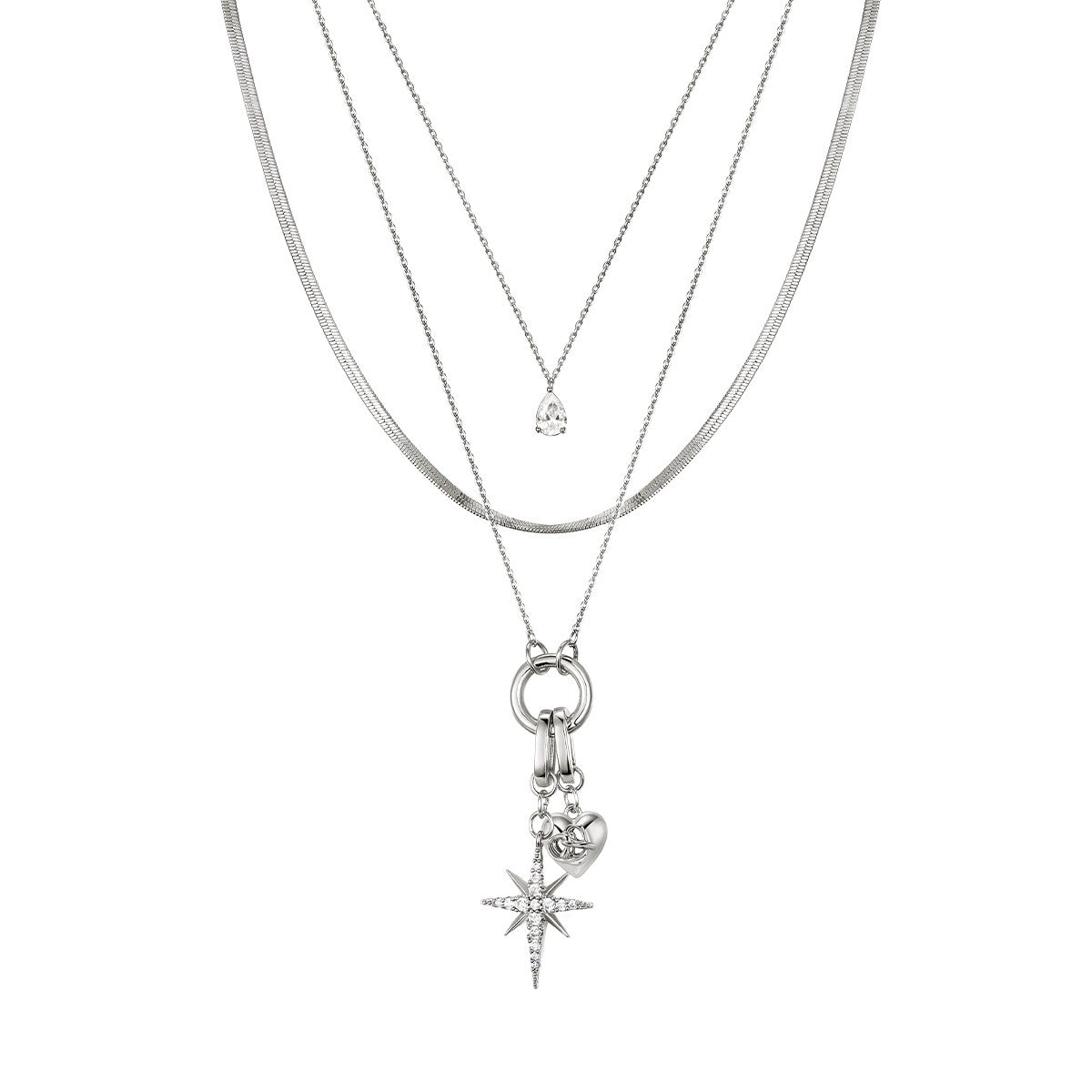 Eight stars love long necklace: bright star river, embellish your neck