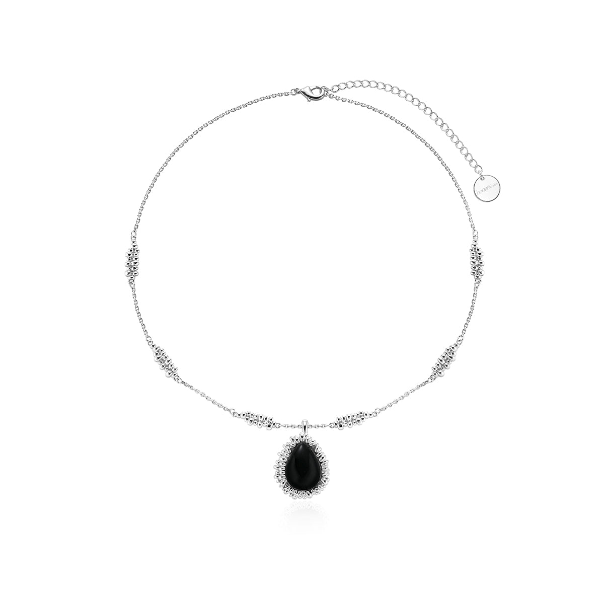 Black agate elegant necklace: the perfect fusion of classic and modern