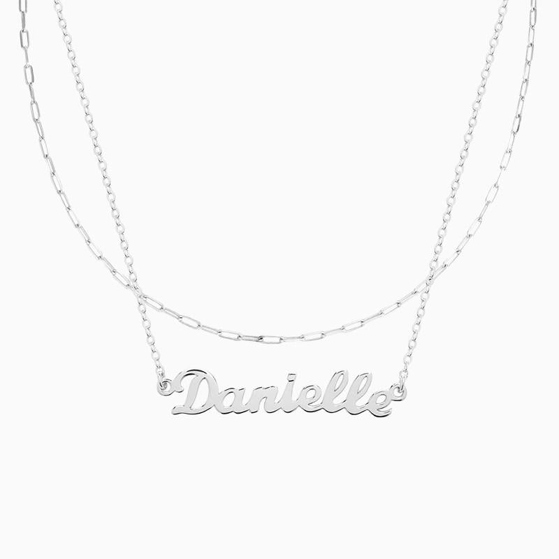 Silver custom letter necklace, dedicated to your romantic imprint (after the order will be customized information sent to customer service, about 12 working days)